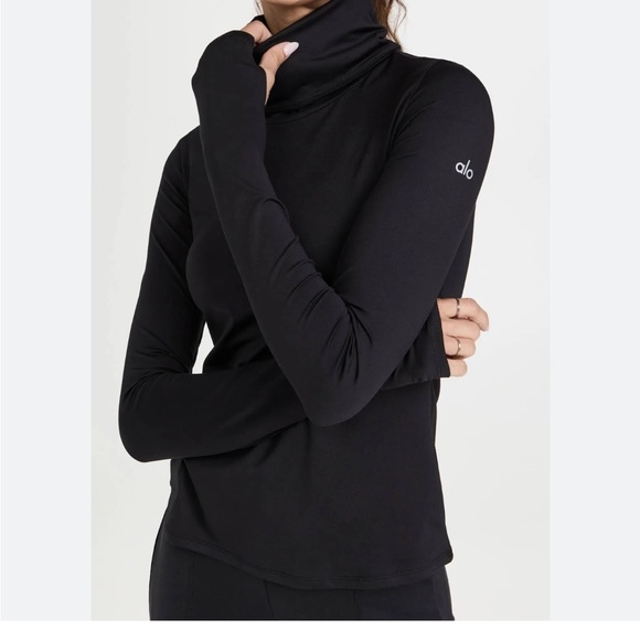 Alo Alosoft Turtleneck - WHITE - Picture 2 of 4